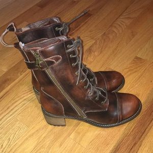 Rocket Dog Max Brown Distressed Combat Boots Sz 11